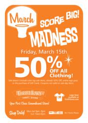 March Madness Sale at Thrift Town